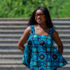 Ankara sleeveless top styled for a summer outfit